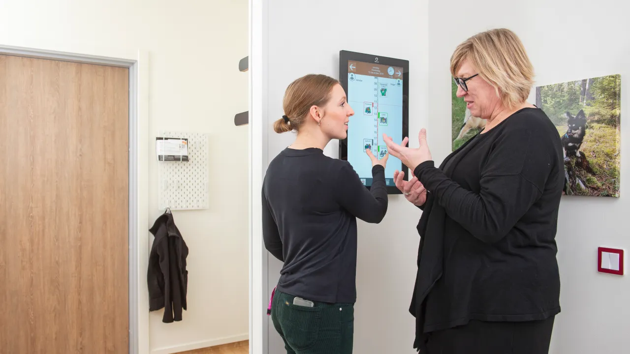 Diademet MEMOplanner hos boende