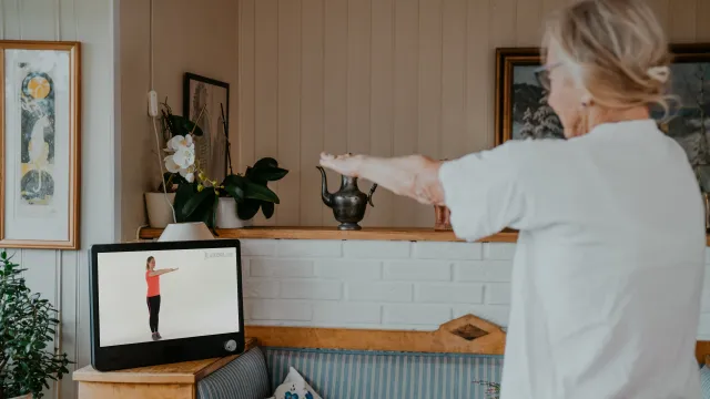 Komp og ExorLive i bruk