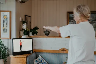 Komp og ExorLive i bruk