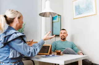 Memoplanner large vegg samtale