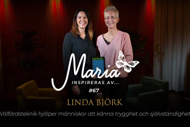 Linda Björk gäst i vodcast Maria inspireras av