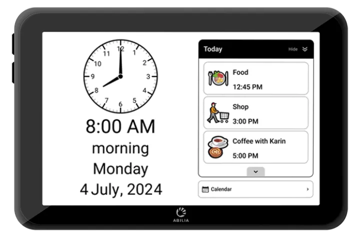 CARY Base calender clock