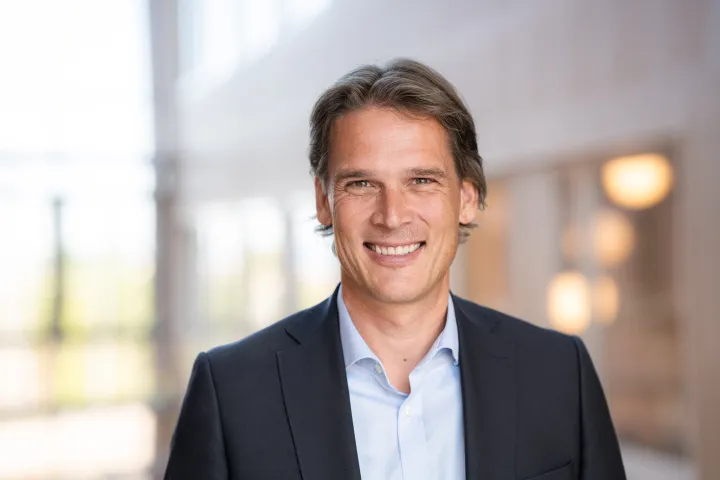 Portrait of man smiling