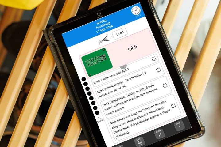 MemoPlanner medium Kiwi_stående