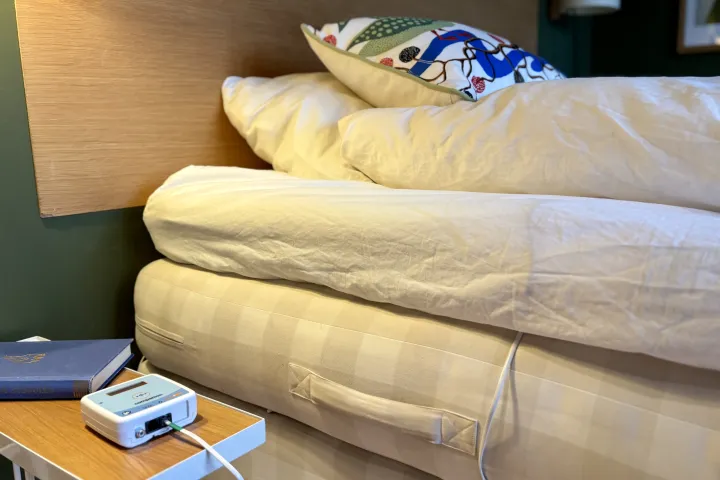 Fuktalarm i seng_alt klart