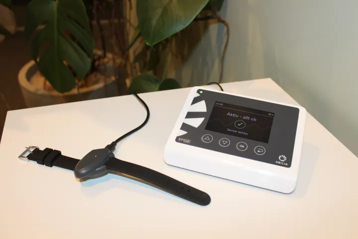 EpiSafe epilepsilarm laddning pågår