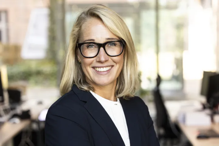 Portrait of a business woman smiling