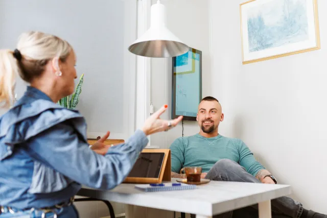 Memoplanner large vegg samtale